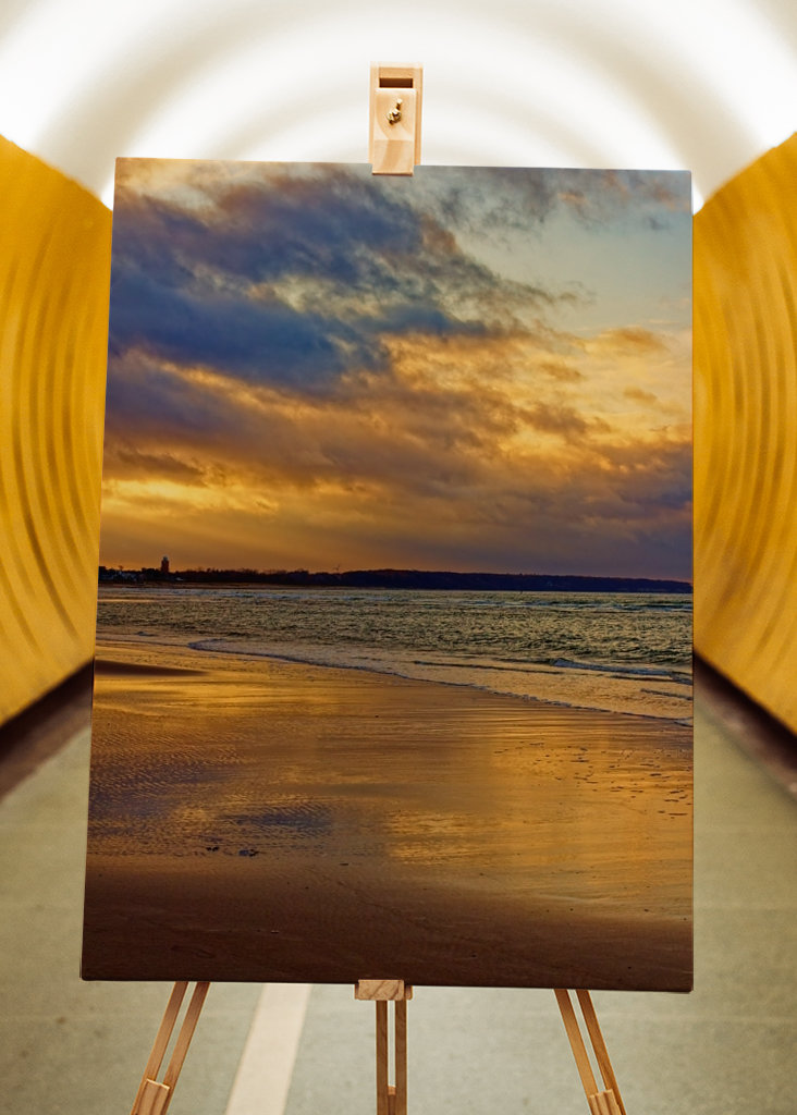 Sunset at the Baltic Sea