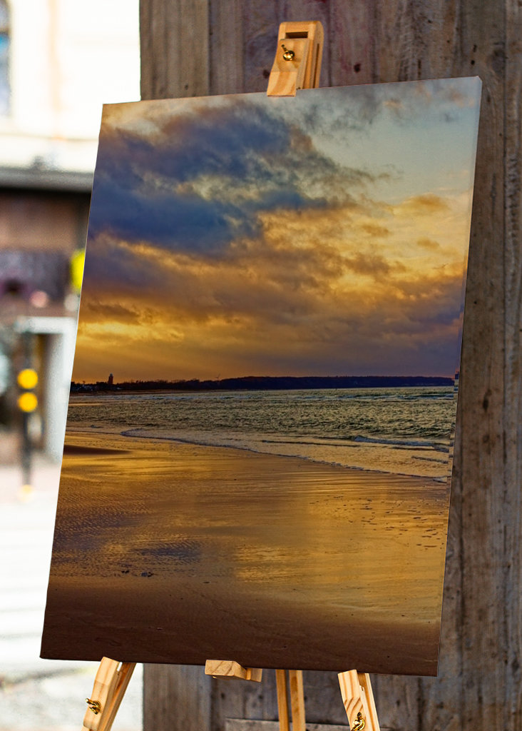 Sunset at the Baltic Sea