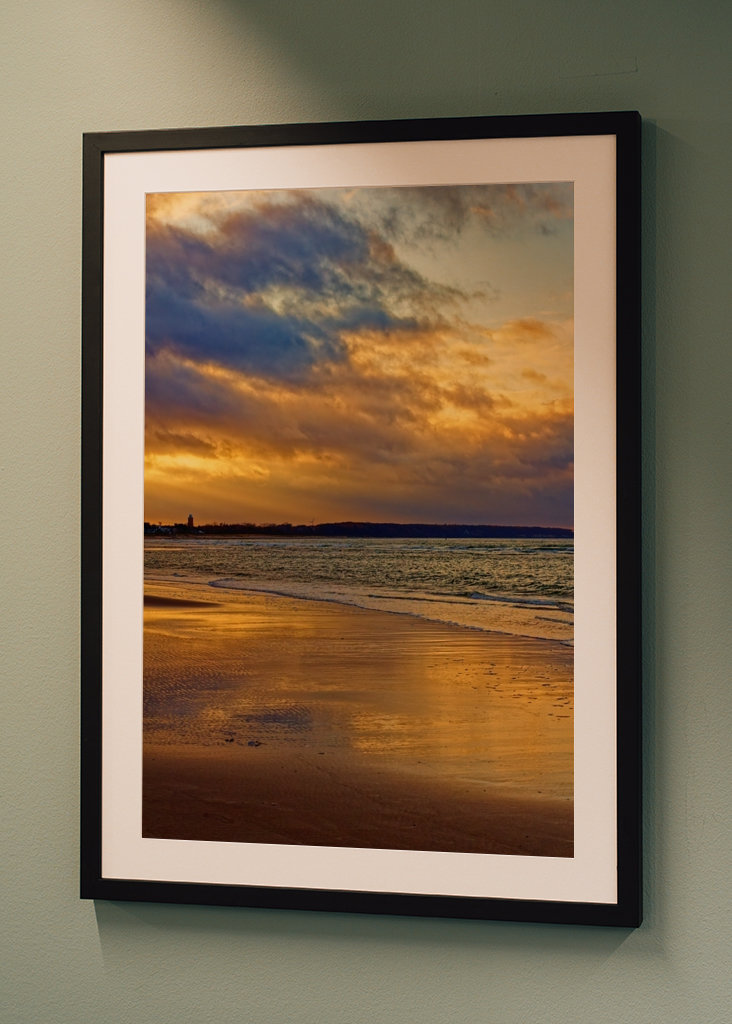 Sunset at the Baltic Sea