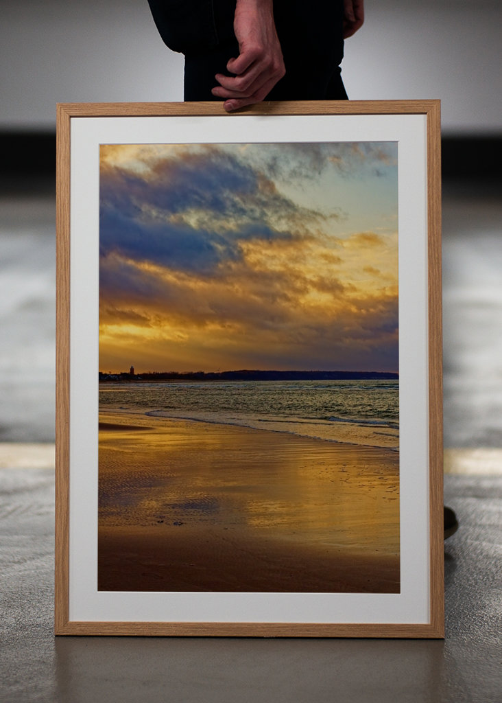 Sunset at the Baltic Sea