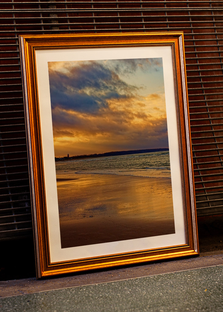 Sunset at the Baltic Sea