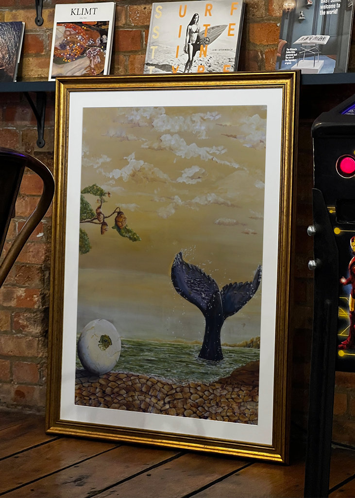 Herz aus Gold - Gemälde