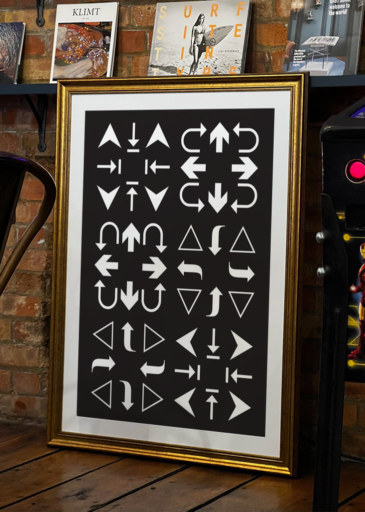 Arrows Black and White