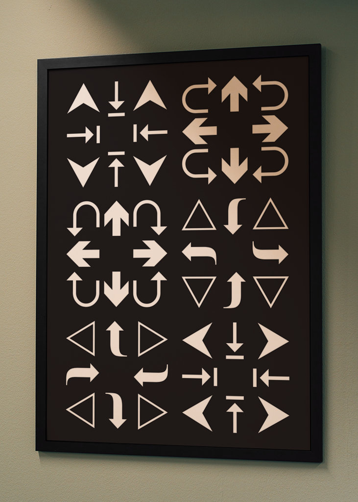 Arrows Black and White