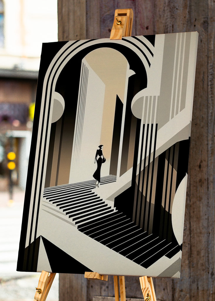Staircase of Light - Art Deco