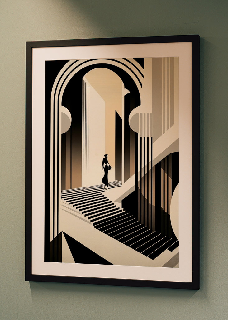 Staircase of Light - Art Deco