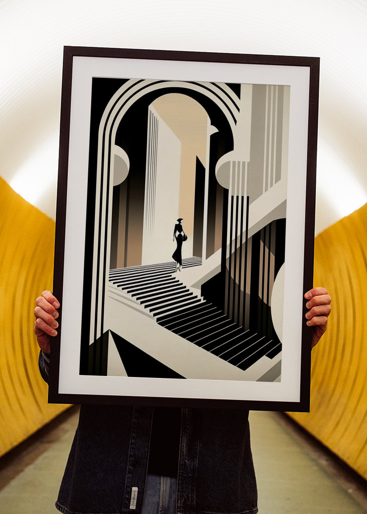 Staircase of Light - Art Deco