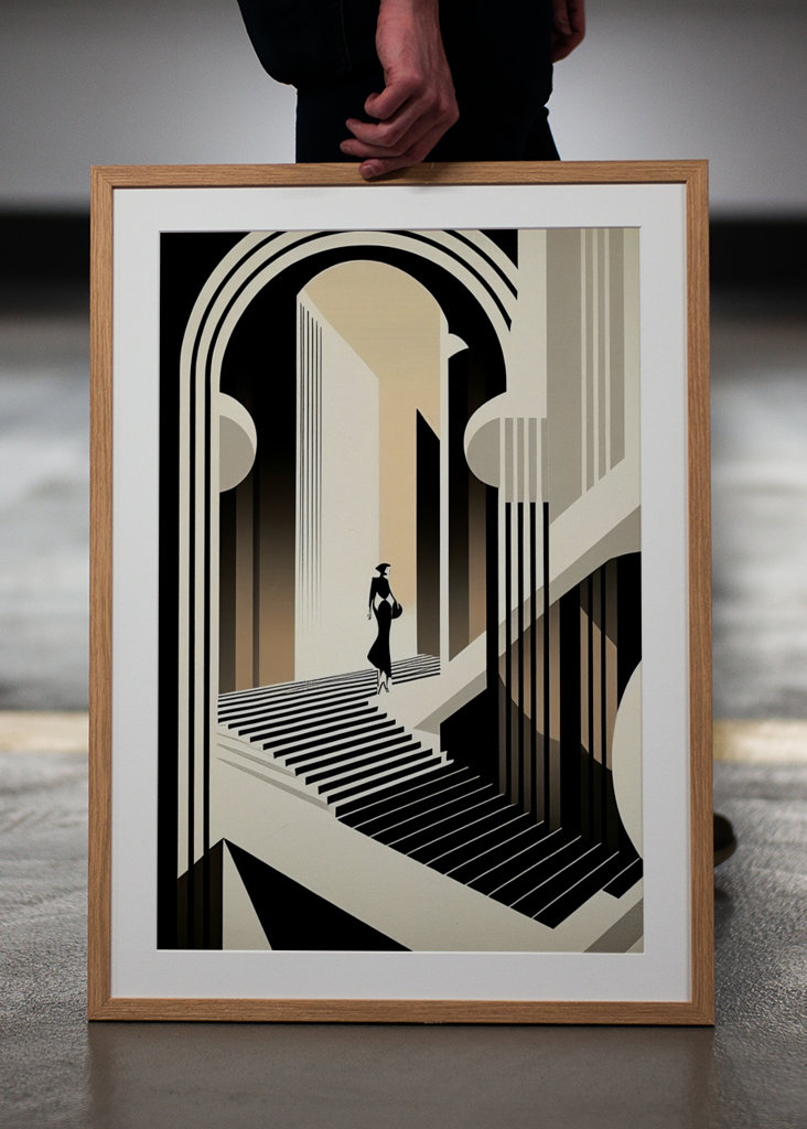 Staircase of Light - Art Deco