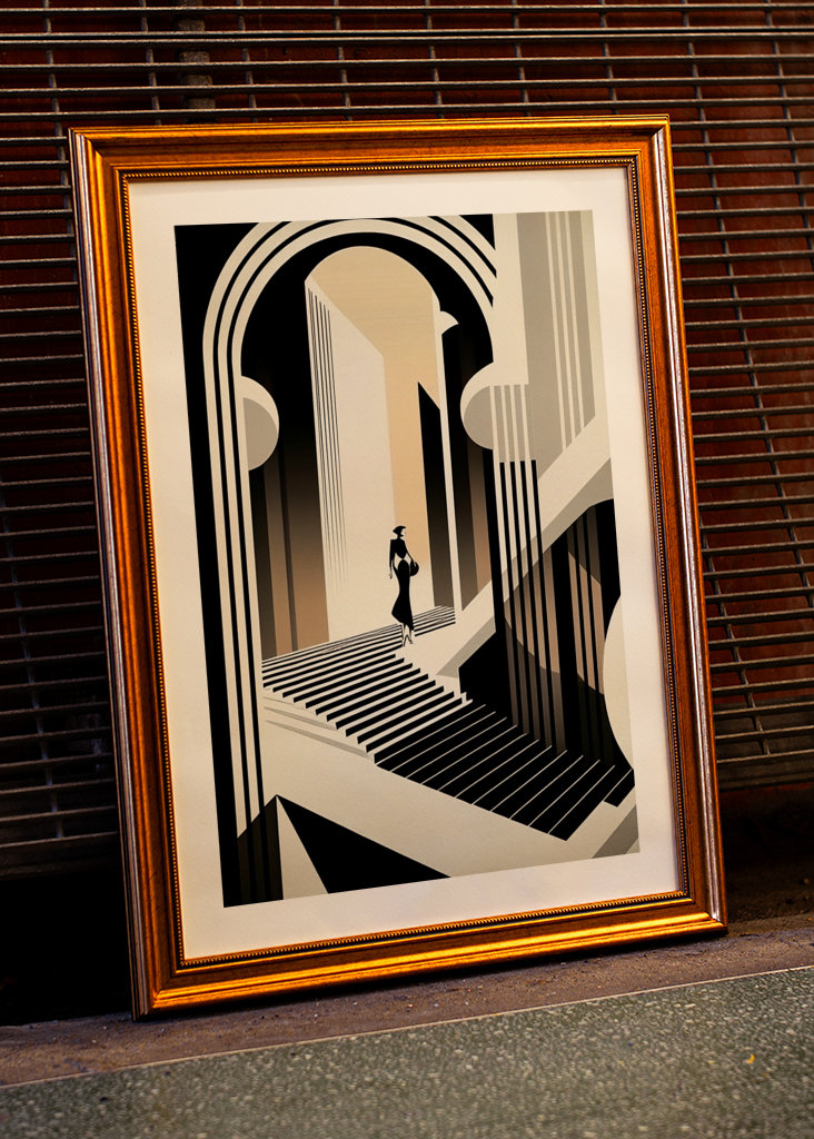 Staircase of Light - Art Deco