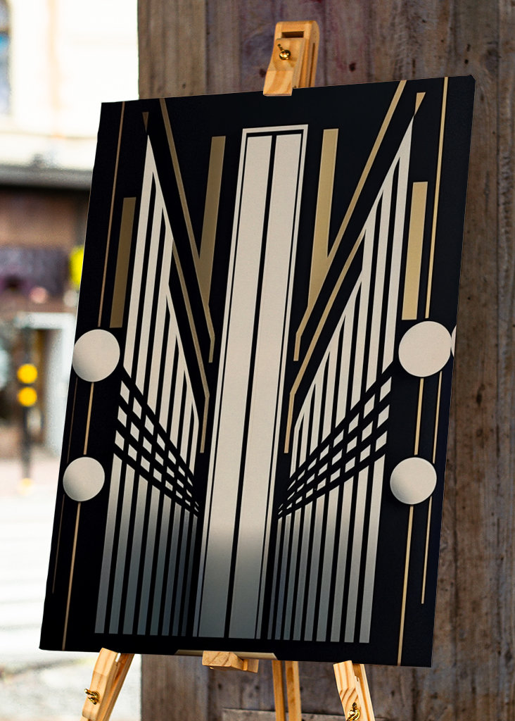 Golden Corridor - Art Deco