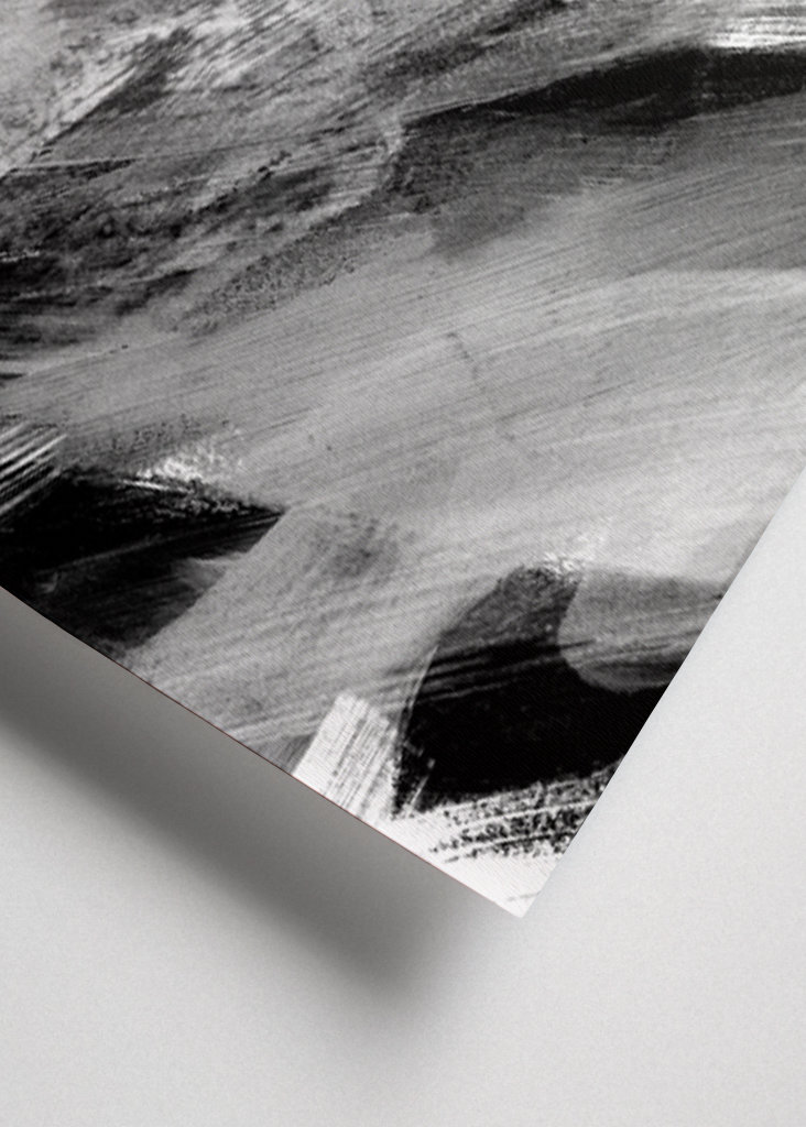 Abstract Artwork Greyscale #1