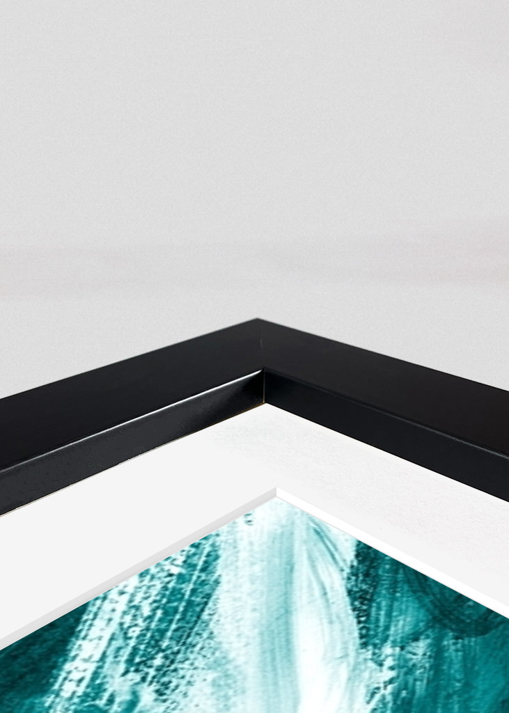 Abstract Kunstwerk Petrol #1