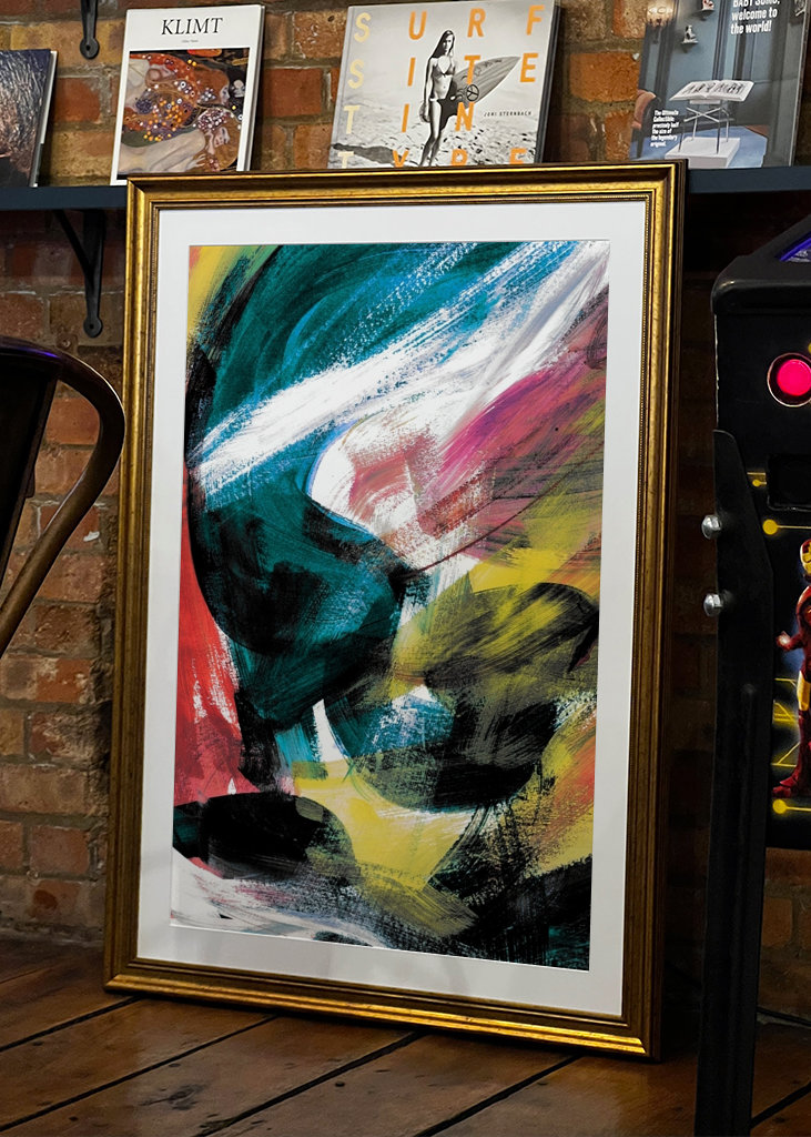 Opere d'arte astratte colorate #3