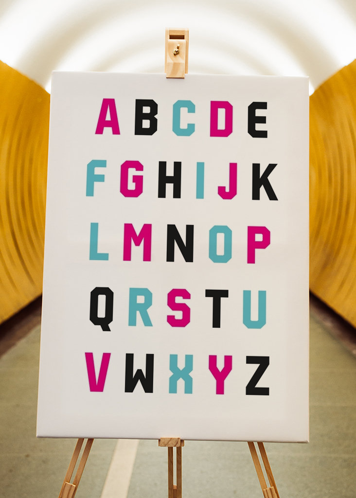 Typography Alphabet #1 