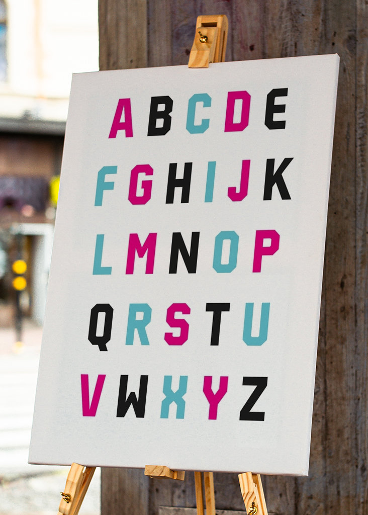 Typography Alphabet #1 