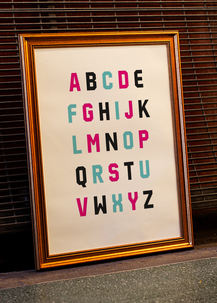 Typography Alphabet #1 