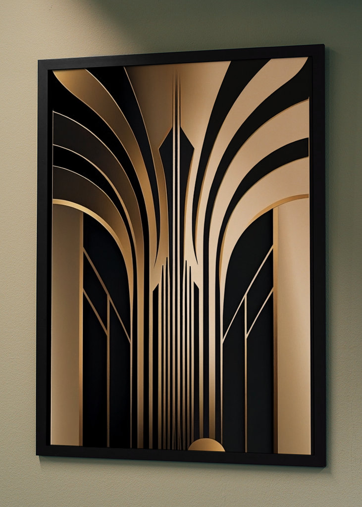 Midnight Elegance - Art Deco