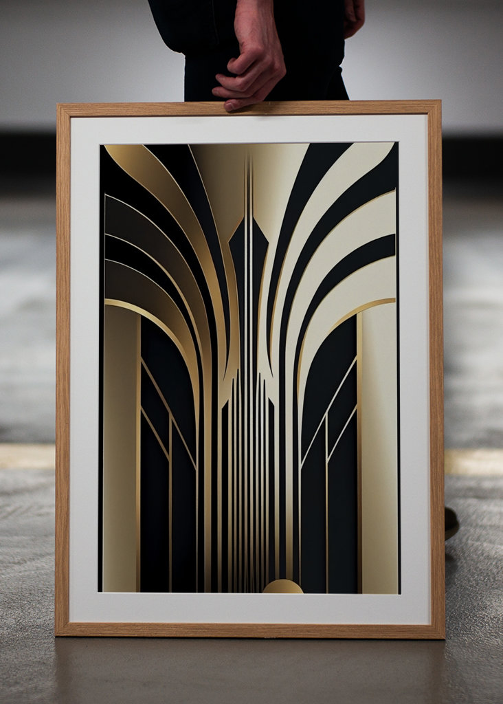 Midnight Elegance - Art Deco