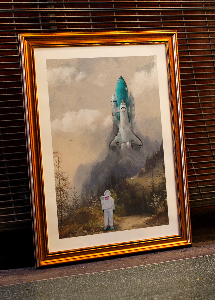 Gik glip af rumfærgen