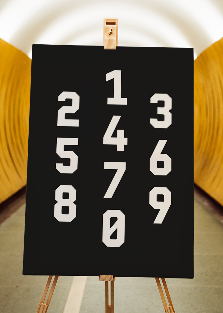 Typography Numbers #3 