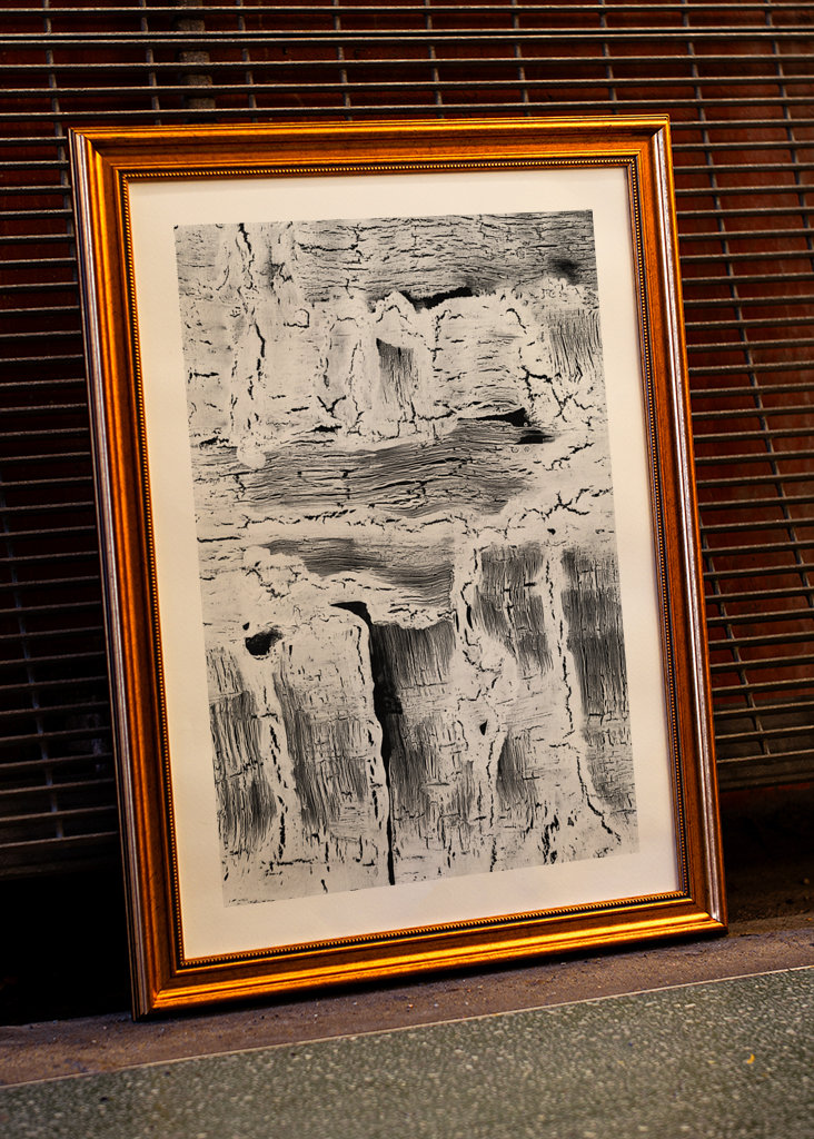 Abstract Artwork Greyscale #2 