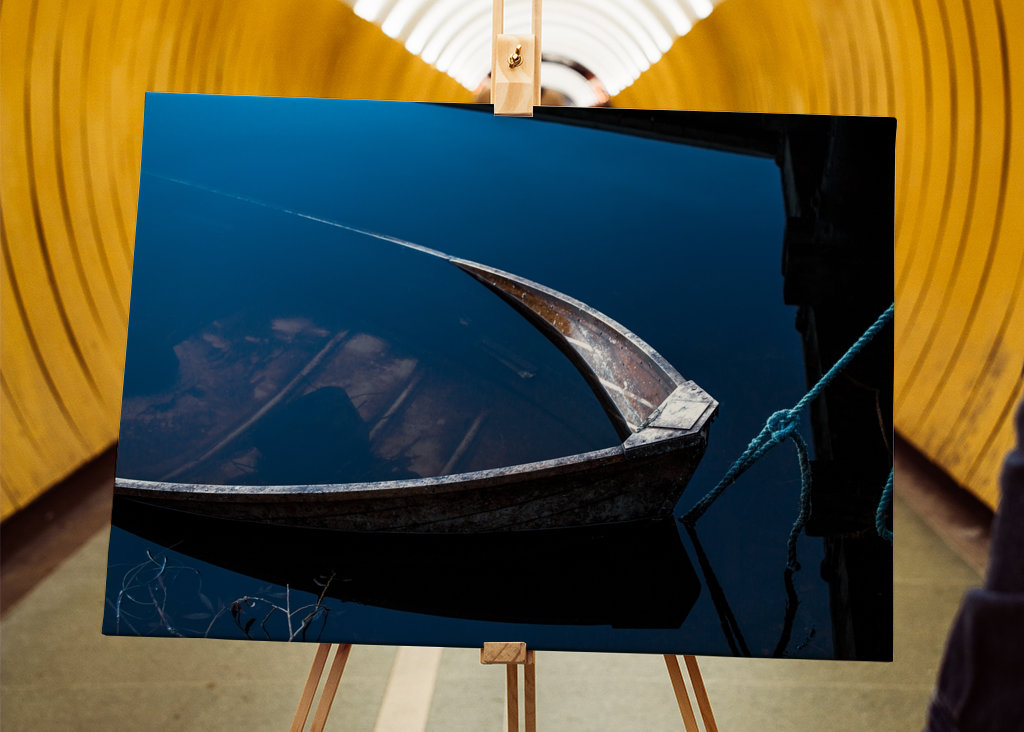 Barca a remi difficile da remare