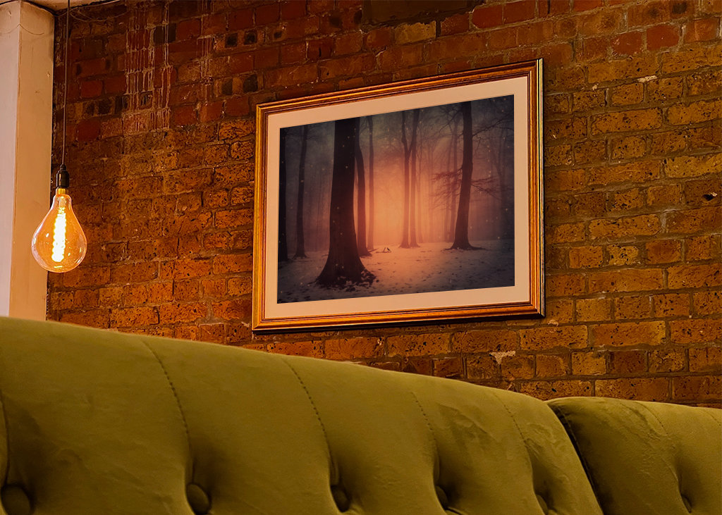 Bosco incantato in inverno