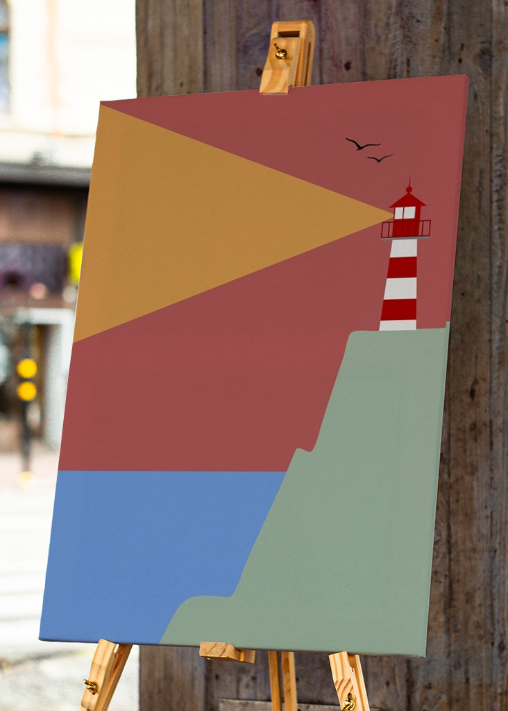 Latarnia morska nad morzem