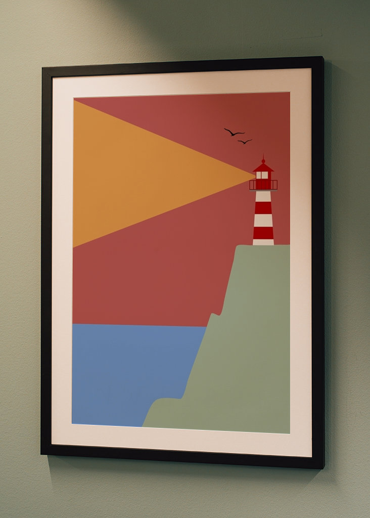 Latarnia morska nad morzem