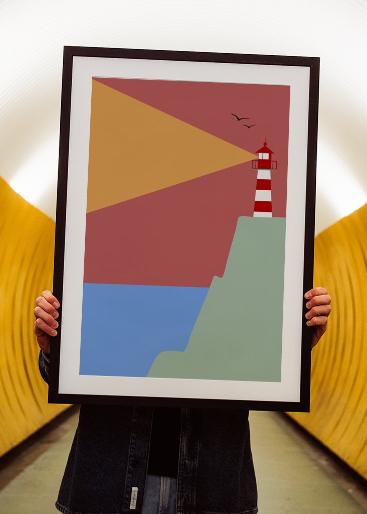 Latarnia morska nad morzem