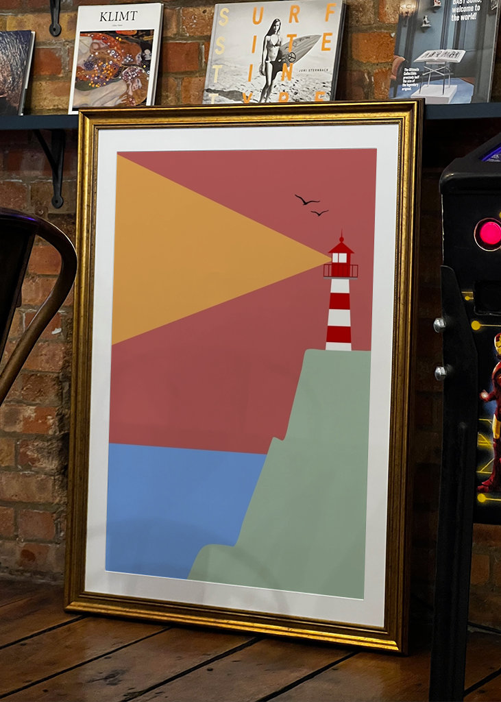 Latarnia morska nad morzem