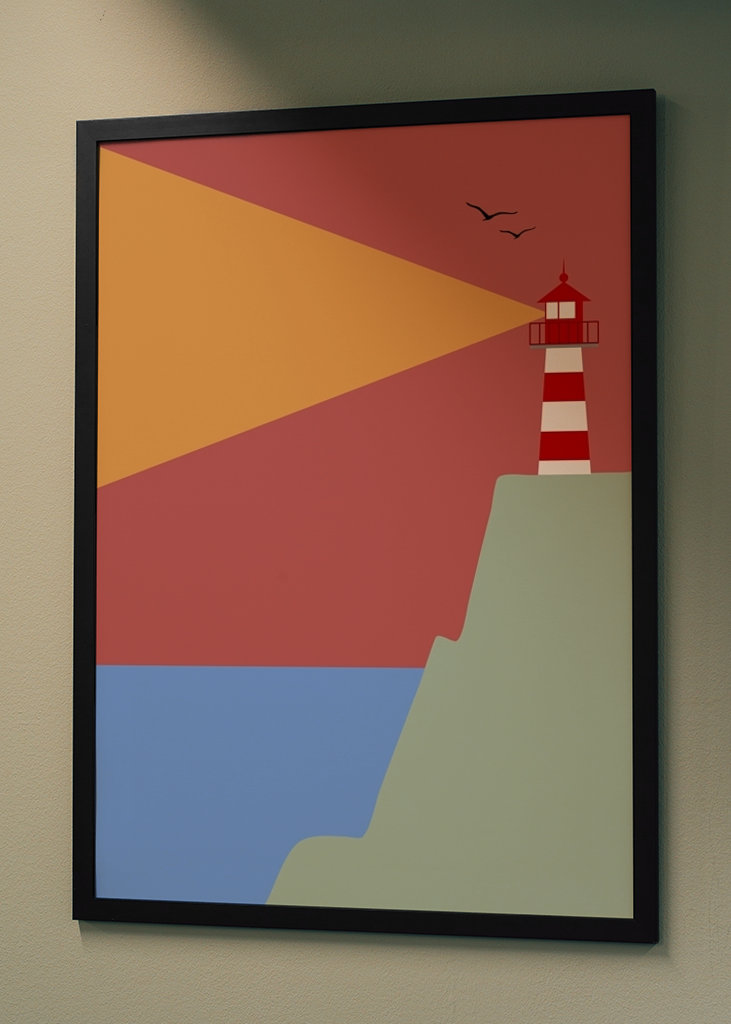 Latarnia morska nad morzem