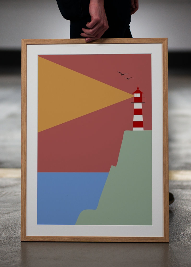 Latarnia morska nad morzem