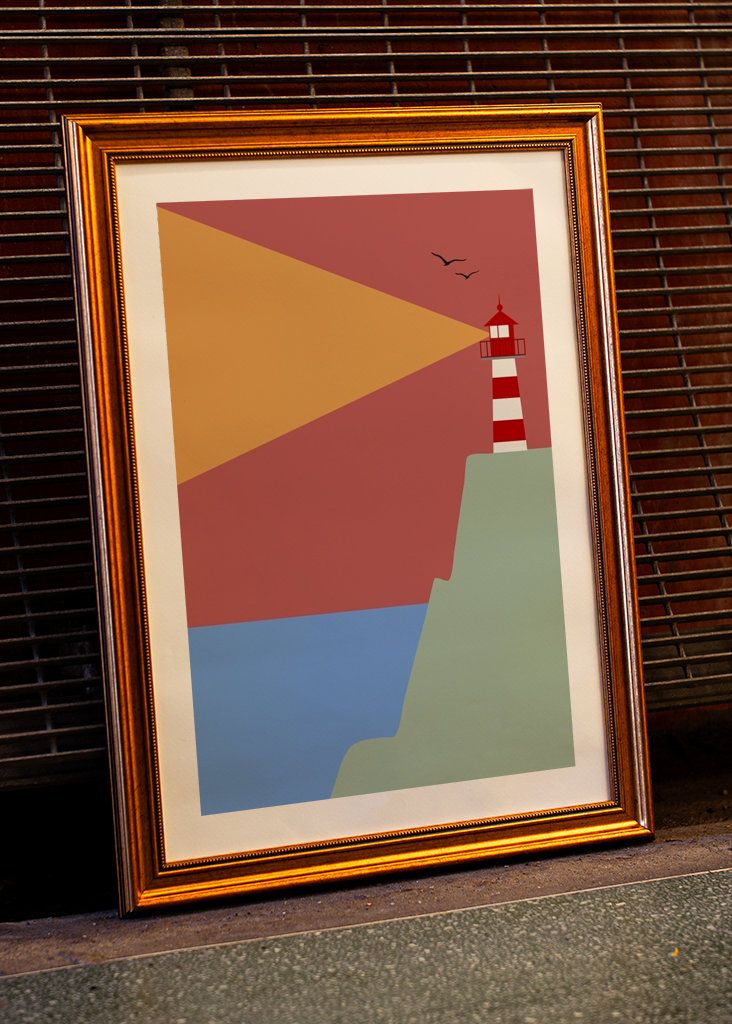 Latarnia morska nad morzem