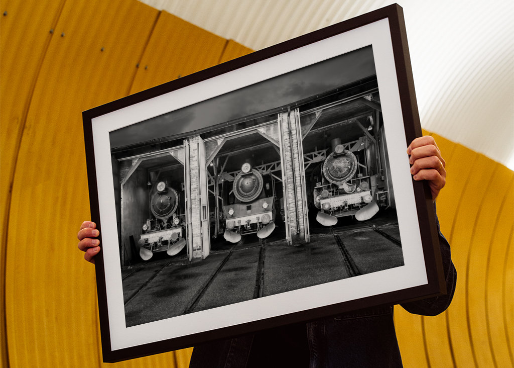 Drei Dampflokomotiven