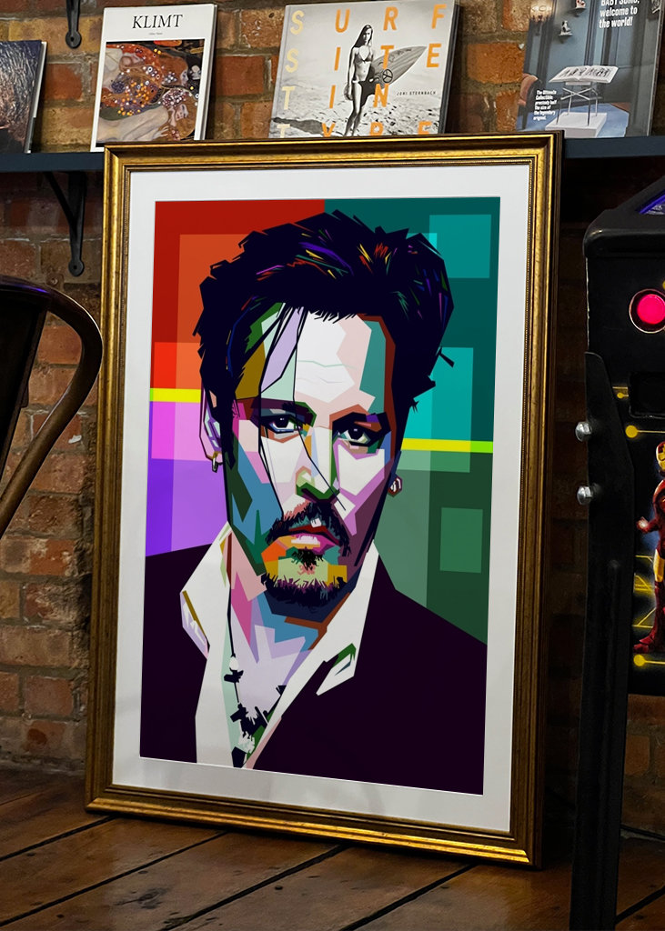 Johnny D stile wpap pop art