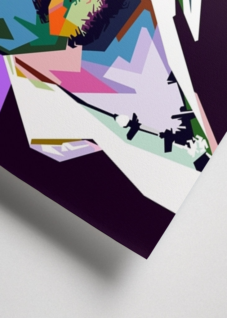 Johnny D stile wpap pop art