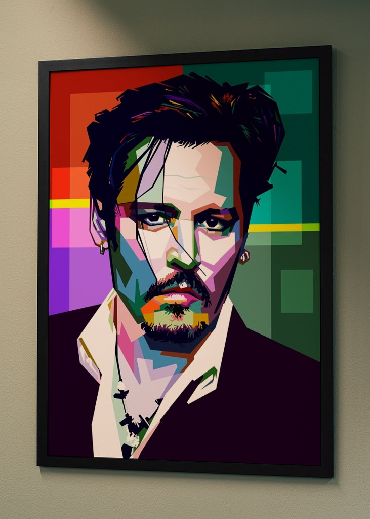 Johnny D stile wpap pop art