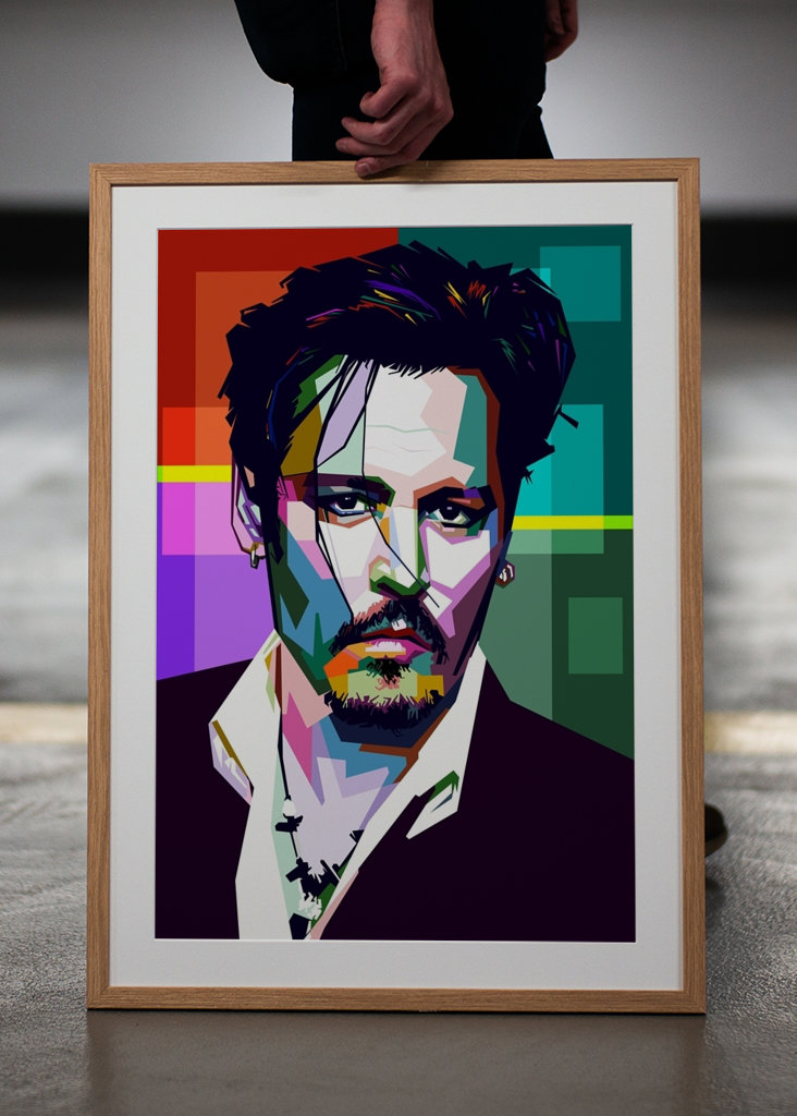 Johnny D stile wpap pop art