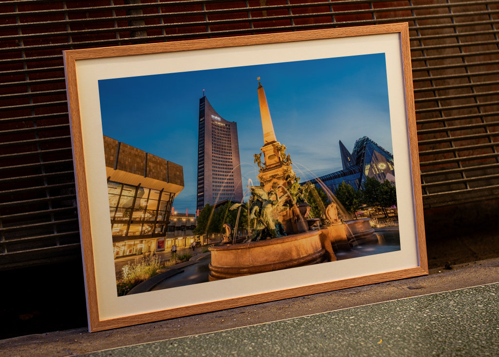 Leipzig at night