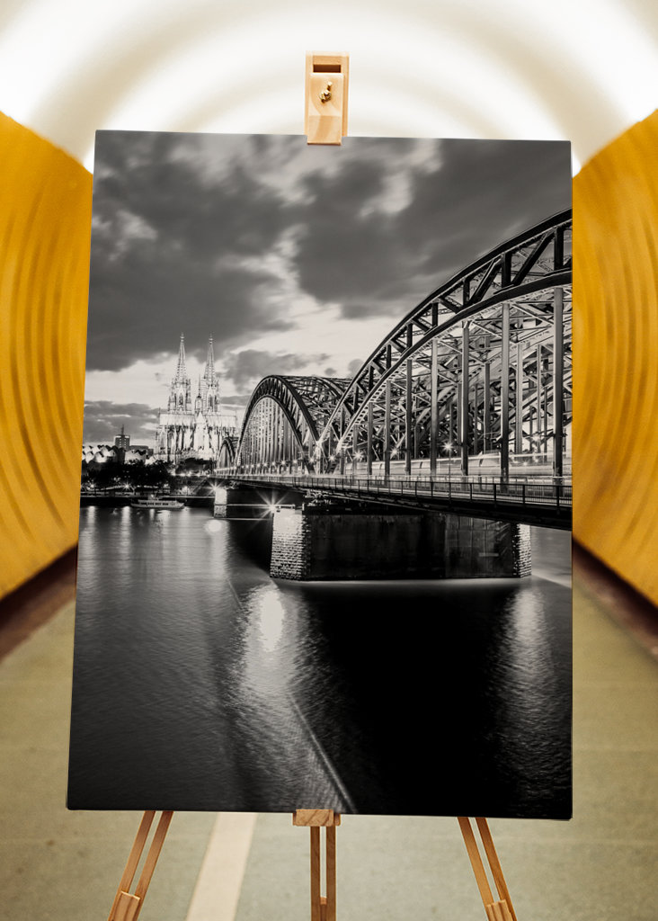 Köln mit dem Dom bei Nacht