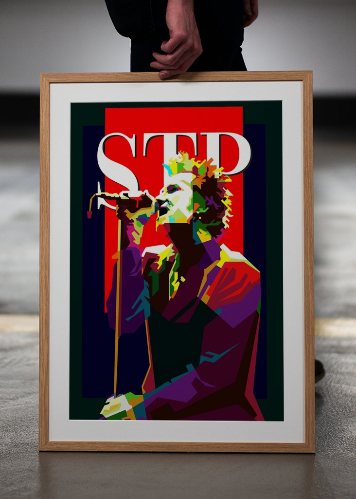 Scott Weiland Pop Art WPAP