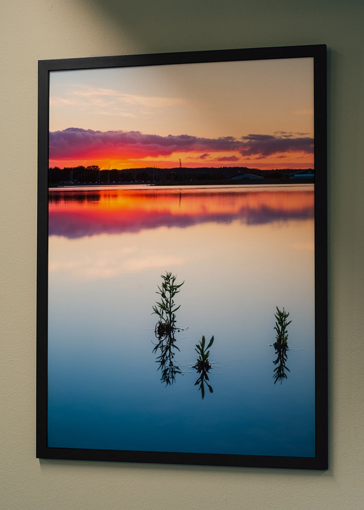 Zonsondergang aan de Waddenzee