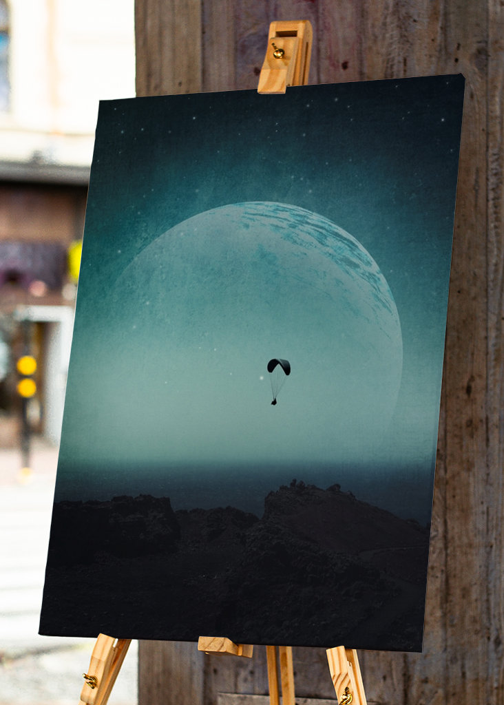 Éjszakai repülés siklóernyős fantázia