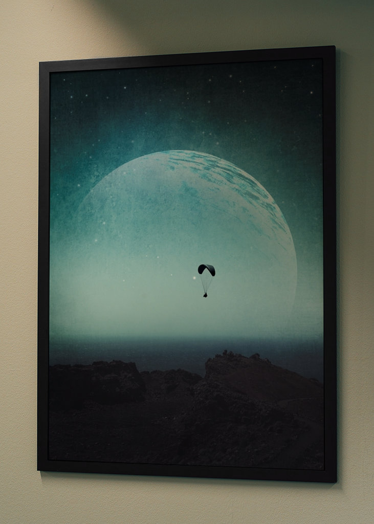 Éjszakai repülés siklóernyős fantázia