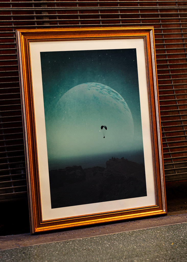 Éjszakai repülés siklóernyős fantázia