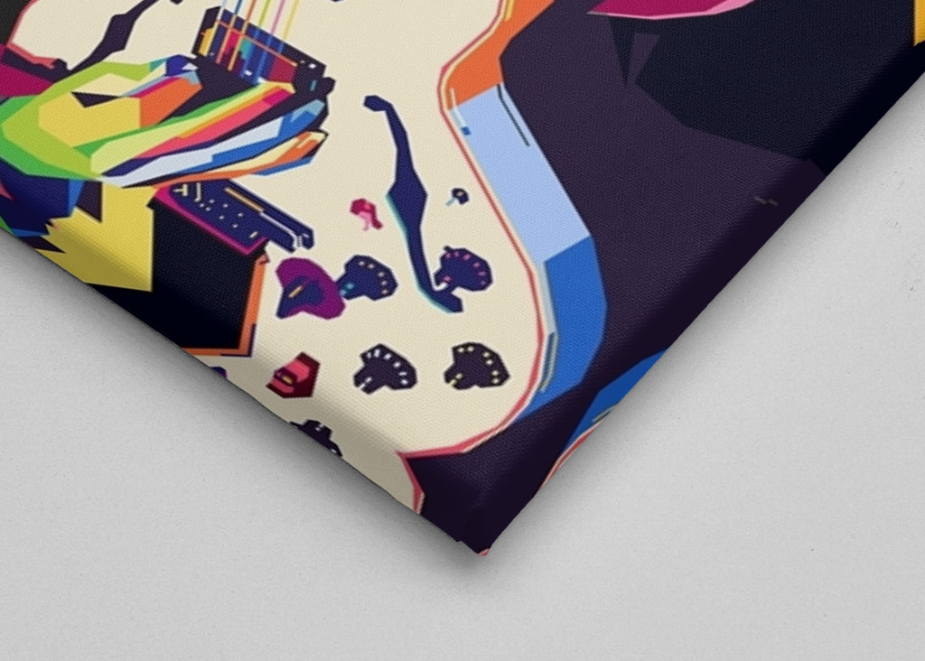 WPAP Pop Art gitarista