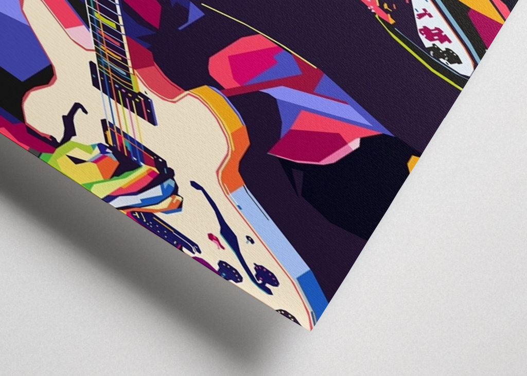 WPAP Pop Art gitarista