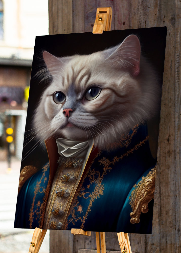 Aristocrat cat portrait 