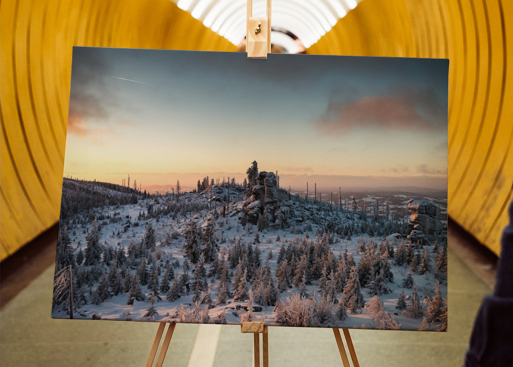 Solnedgang ved Dreisessel 